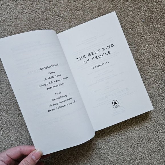 4/$25 The‎ Best Kind of People by Zoe Whittall - Paperback - Picture 3 of 6